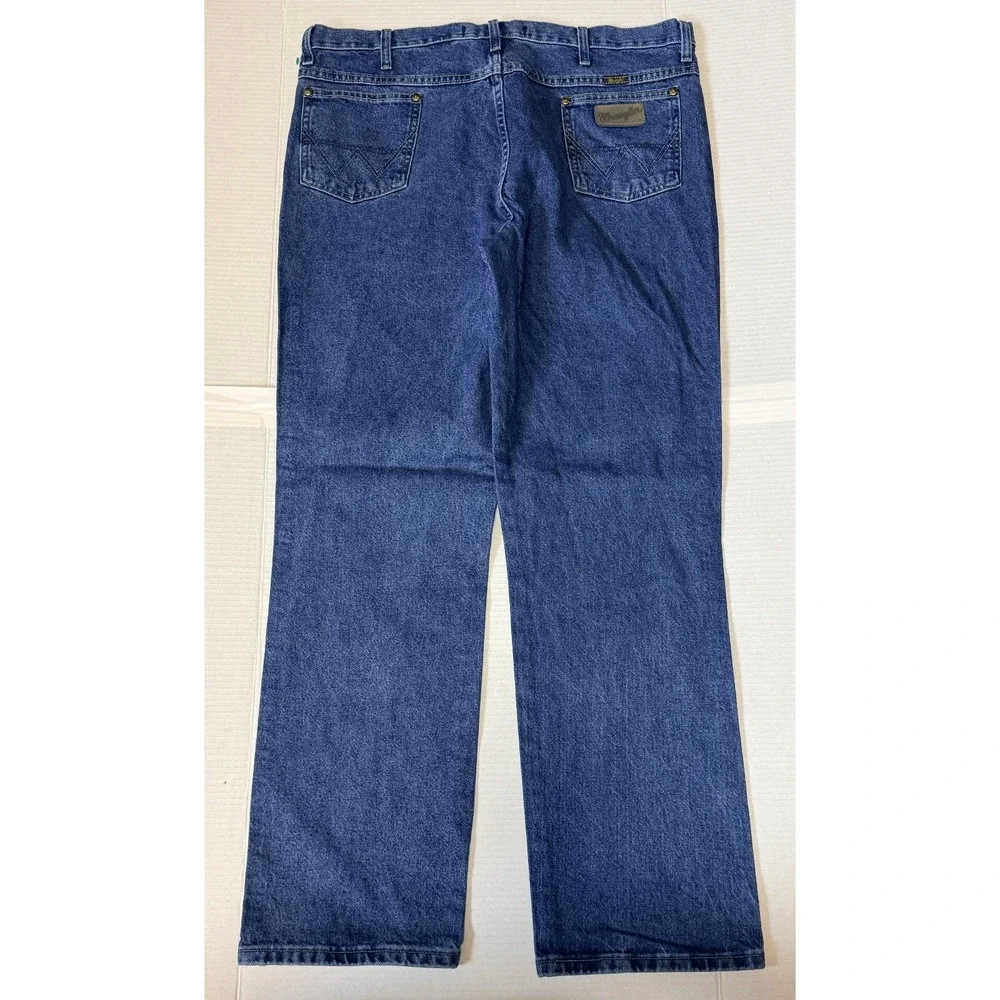 WRANGLER George Strait - Men's Jeans - Cowboy Cut Straight Denim Blue - 40x32